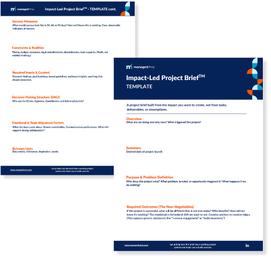 Impact-Led brief group image